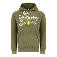 Vintage Olive Scorekeeper Softball Team Scorebook Keeper Raglan Baseball Vintage Hoodie - longCreatives