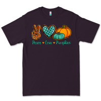 Plum peace love pumpkins Premium Tee - Jasminsmagicworld