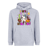 Heather Grey i will stab you nurse Heavyweight Hoodie - AdoDesignShop