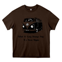 Chocolate Brown What A Long Strange Trip It s Been Hippie Heavy Core Tee - Bettercallsaul