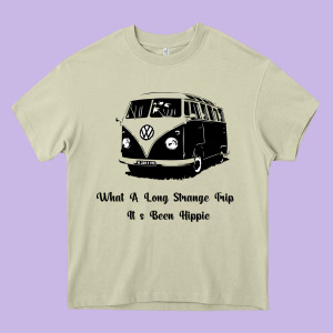 What A Long Strange Trip It S Been Hippie Heavy Core Tee Designed By Bettercallsaul