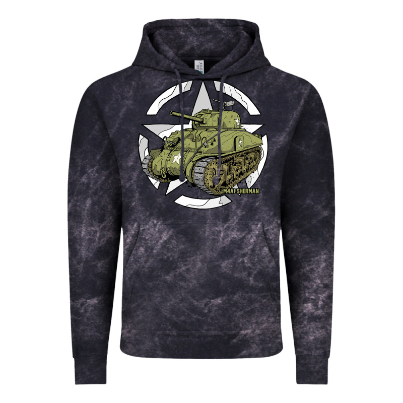 Sherman M4a1 Wwii Army Tank History Vintage Vintage Hoodie by longCreatives | Teevron