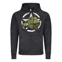 Vintage Black Sherman M4A1 WWII Army Tank History Vintage Vintage Hoodie - longCreatives