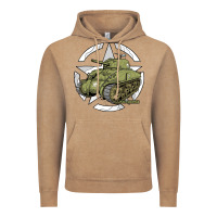 Vintage Coffee Sherman M4A1 WWII Army Tank History Vintage Vintage Hoodie - longCreatives
