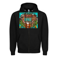 Black wild one longhorn gemstones cactus and sunflowers Zipper Hoodie - Artiststas
