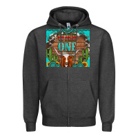 Charcoal Heather wild one longhorn gemstones cactus and sunflowers Zipper Hoodie - Artiststas