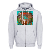 Heather Grey wild one longhorn gemstones cactus and sunflowers Zipper Hoodie - Artiststas
