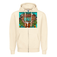 Sandshell wild one longhorn gemstones cactus and sunflowers Zipper Hoodie - Artiststas