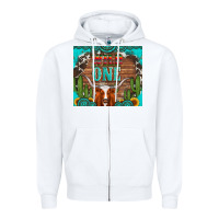 White wild one longhorn gemstones cactus and sunflowers Zipper Hoodie - Artiststas