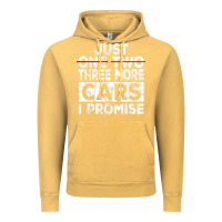 Vintage Mustard Just One More Car I Promise Mechanic Gift Car Lover Garage Vintage Hoodie - longCreatives
