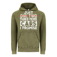 Vintage Olive Just One More Car I Promise Mechanic Gift Car Lover Garage Vintage Hoodie - longCreatives
