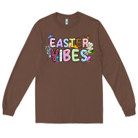 Chestnut Easter vibes Long Sleeve Tee - OliviaCreatesArt
