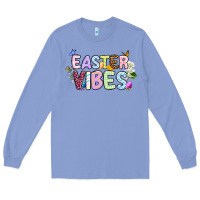 Colony Blue Easter vibes Long Sleeve Tee - OliviaCreatesArt
