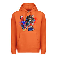 Carrot patriotic Love Premium Hoodie - CowhideDigitalArt