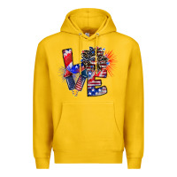 Lemon patriotic Love Premium Hoodie - CowhideDigitalArt