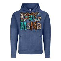 Vintage Denim dog mama Vintage Hoodie - OliviaCreatesArt
