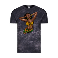 Cloud Black Black woman Vintage Tee - HowdyJamesFarm