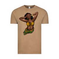 Vintage Coffee Black woman Vintage Tee - HowdyJamesFarm