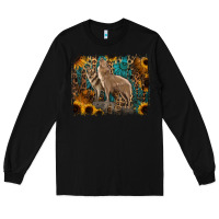 Black Western Wolves Long Sleeve Tee - Jasminsmagicworld