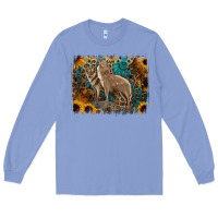 Colony Blue Western Wolves Long Sleeve Tee - Jasminsmagicworld