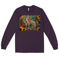 Plum Western Wolves Long Sleeve Tee - Jasminsmagicworld