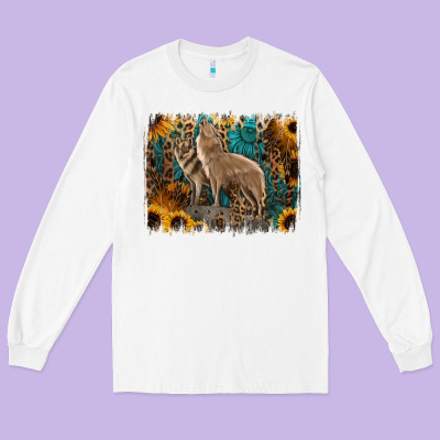 Western Wolves Long Sleeve Tee Designed By Jasminsmagicworld