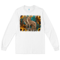 White Western Wolves Long Sleeve Tee - Jasminsmagicworld