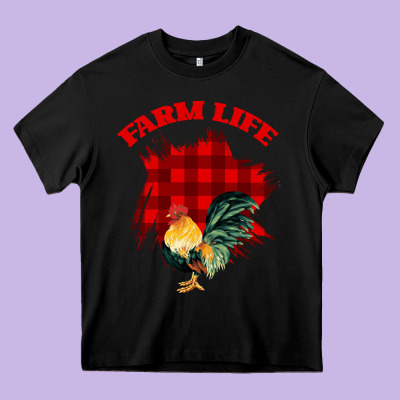 Farm Life Heavy Core Tee Designed By Bettercallsaul