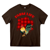 Chocolate Brown Farm Life Heavy Core Tee - Bettercallsaul