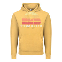 Vintage Mustard Pismo Beach CA Vintage 70s Retro Throwback Design Vintage Hoodie - longCreatives