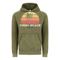 Vintage Olive Pismo Beach CA Vintage 70s Retro Throwback Design Vintage Hoodie - longCreatives