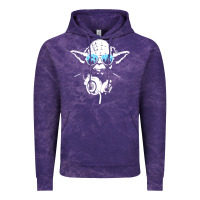 Cloud Purple DJ Yoda Vintage Hoodie - longCreatives