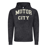 Vintage Black Classic Motor City Detroit Varsity Vintage Hoodie - longCreatives