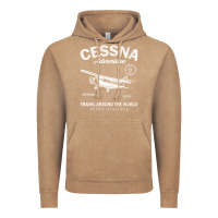 Vintage Coffee cessna distressed Vintage Hoodie - longCreatives