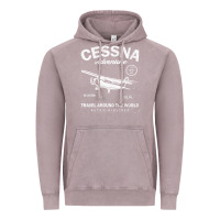 Vintage Zinc cessna distressed Vintage Hoodie - longCreatives