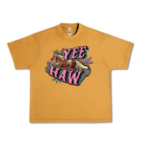 Peanut Butter Yee haw Urban Heavy Tee - HowdyJamesFarm