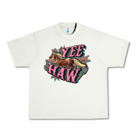 Pistachio Yee haw Urban Heavy Tee - HowdyJamesFarm