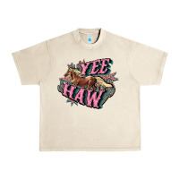 Sandshell Yee haw Urban Heavy Tee - HowdyJamesFarm
