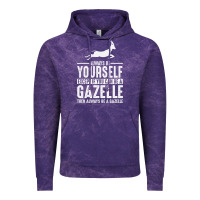 Cloud Purple Gazelle Gift Lover Vintage Hoodie - longCreatives