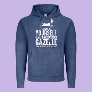 Gazelle Gift Lover Vintage Hoodie Designed By Longcreatives