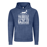 Vintage Denim Gazelle Gift Lover Vintage Hoodie - longCreatives