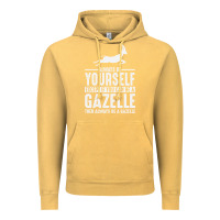 Vintage Mustard Gazelle Gift Lover Vintage Hoodie - longCreatives