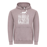 Vintage Zinc Gazelle Gift Lover Vintage Hoodie - longCreatives