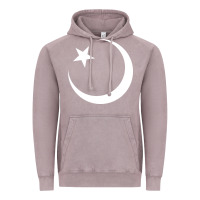 Vintage Zinc Islam Symbol Design white Vintage Hoodie - longCreatives