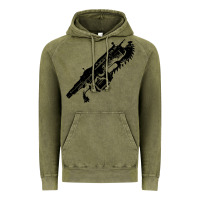 Vintage Olive Gears of war lancer Vintage Hoodie - longCreatives