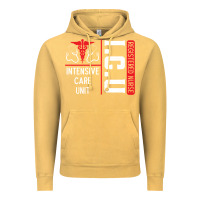 Vintage Mustard ICU Registered Nurse Medical Intensive Care Unit Vintage Hoodie - longCreatives