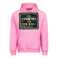 Fuchsia Pink a little country a little rock n roll Urban Hoodie - AdoDesignShop
