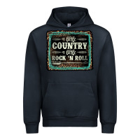 Navy a little country a little rock n roll Urban Hoodie - AdoDesignShop