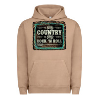 Pigment Burro a little country a little rock n roll Urban Hoodie - AdoDesignShop