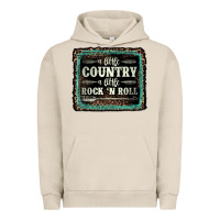 Pigment French Oak a little country a little rock n roll Urban Hoodie - AdoDesignShop
